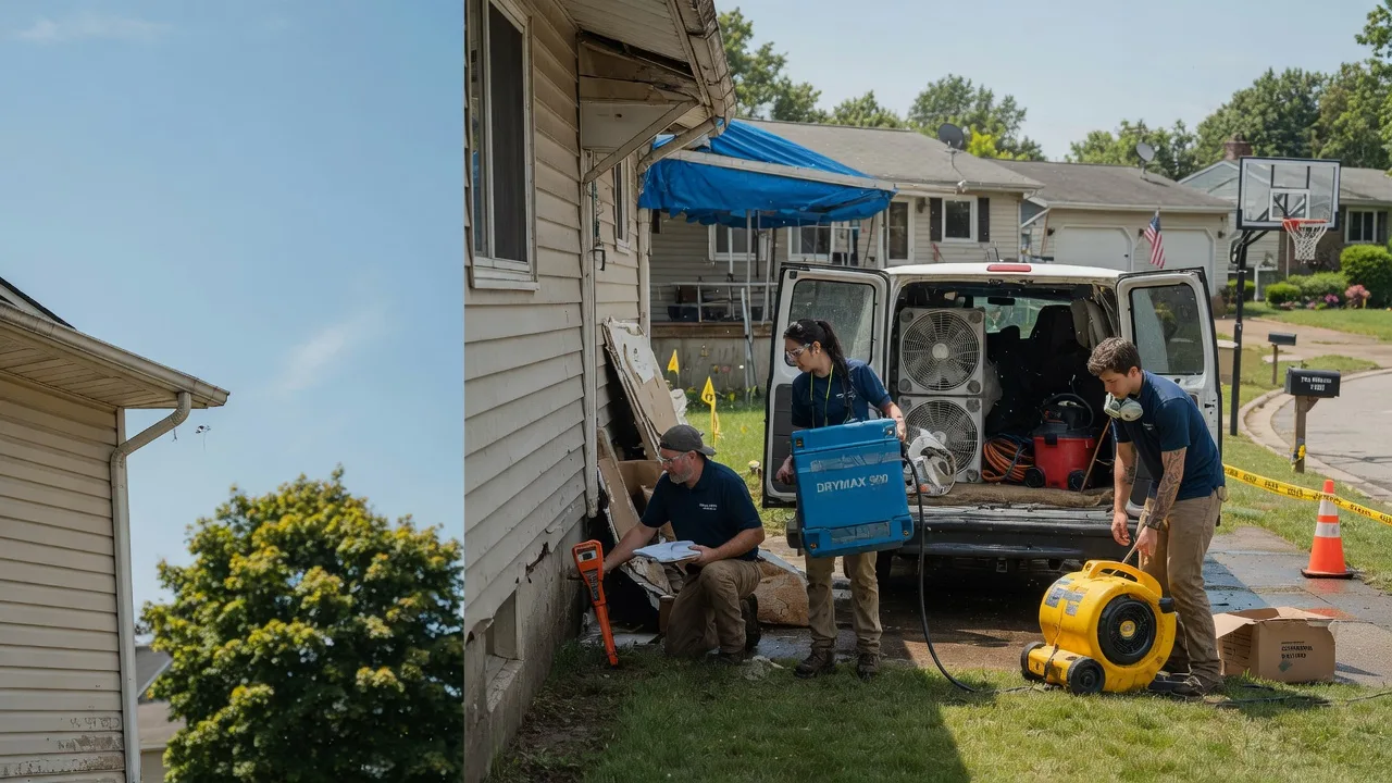 Ceiling Leak Cleanup in Coello, IL near me